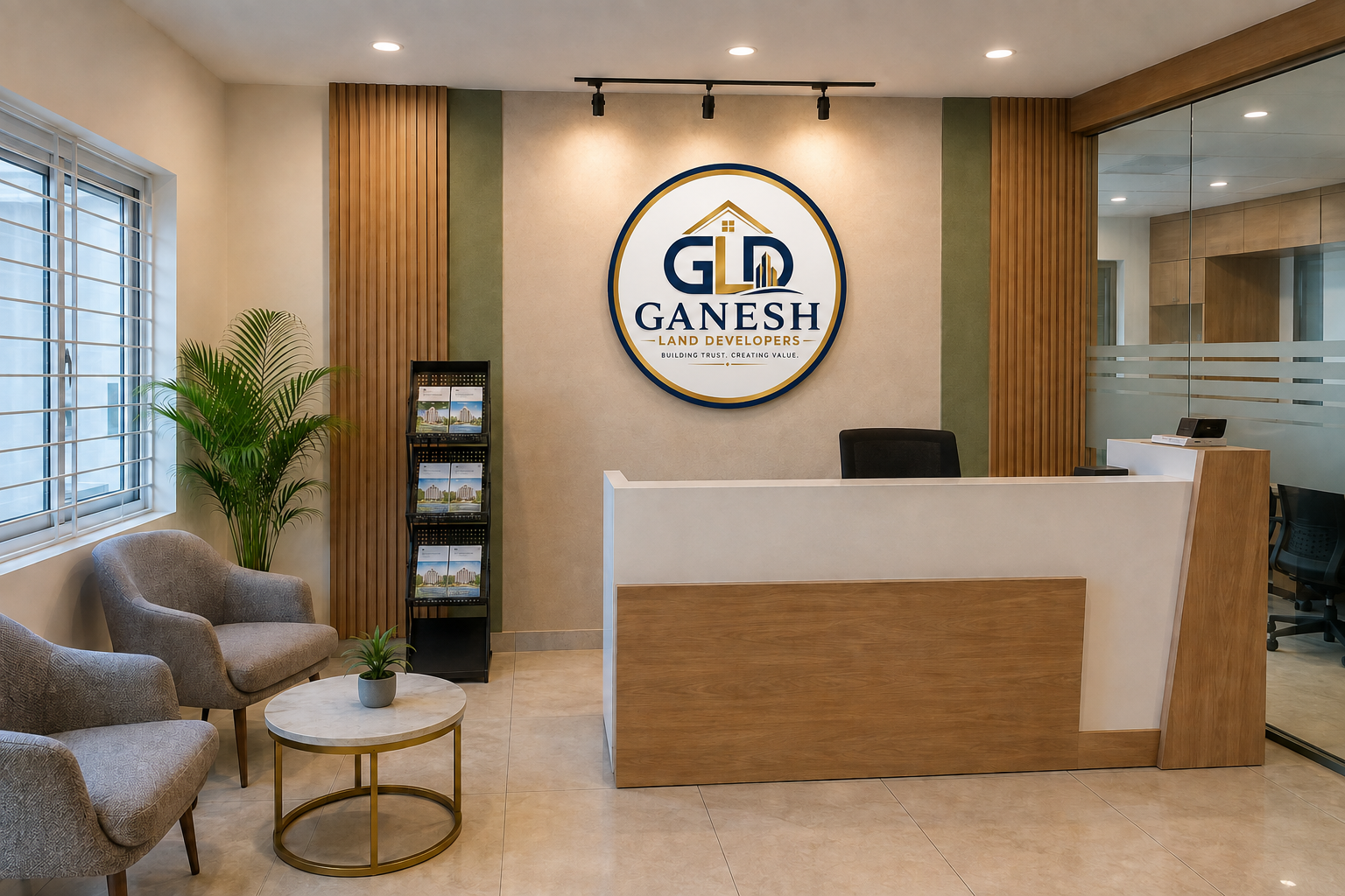 Ganesh Land Developers office reception